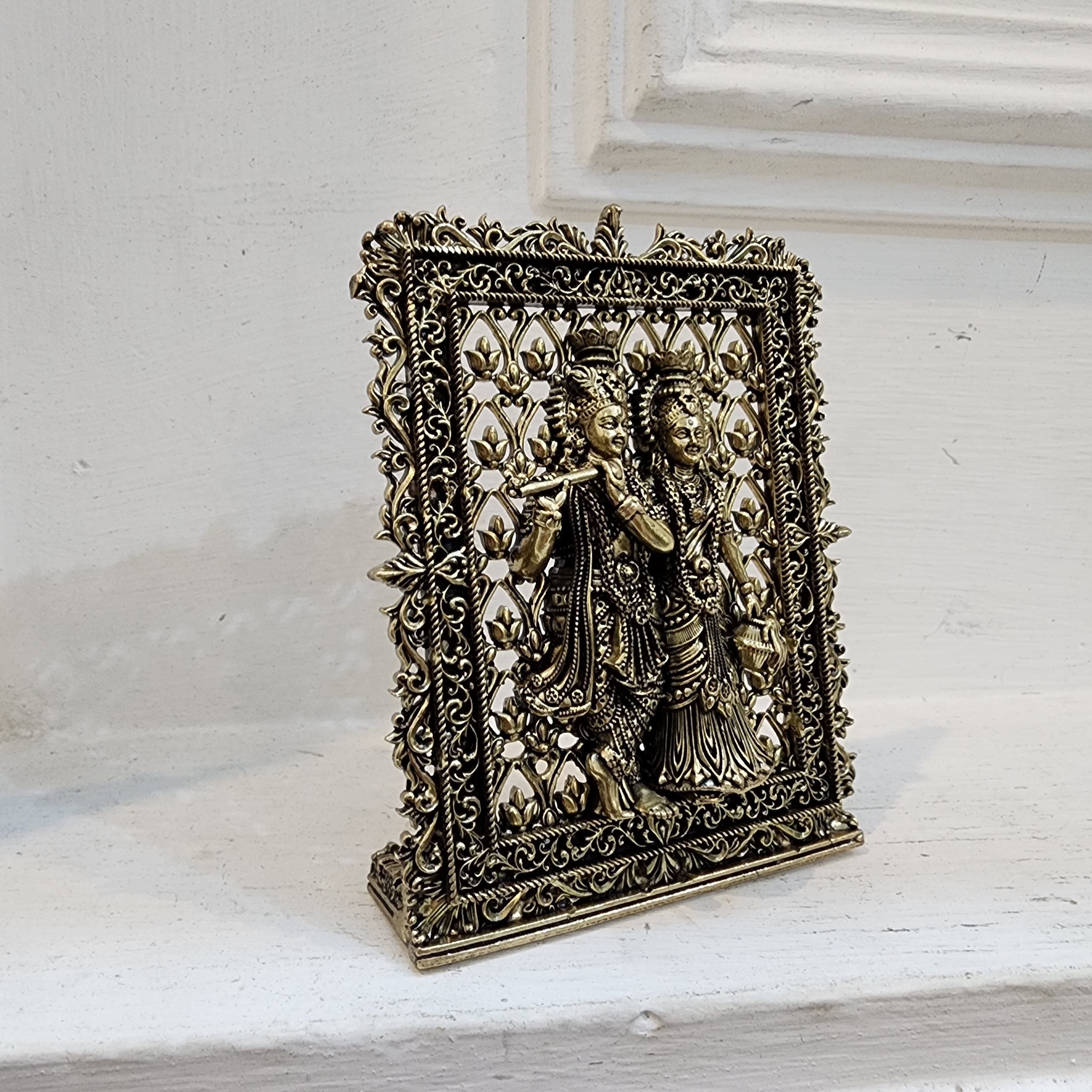 RADHA KRISHNA FOR CAR DASHBOARD 12 cm , 0.213 KG