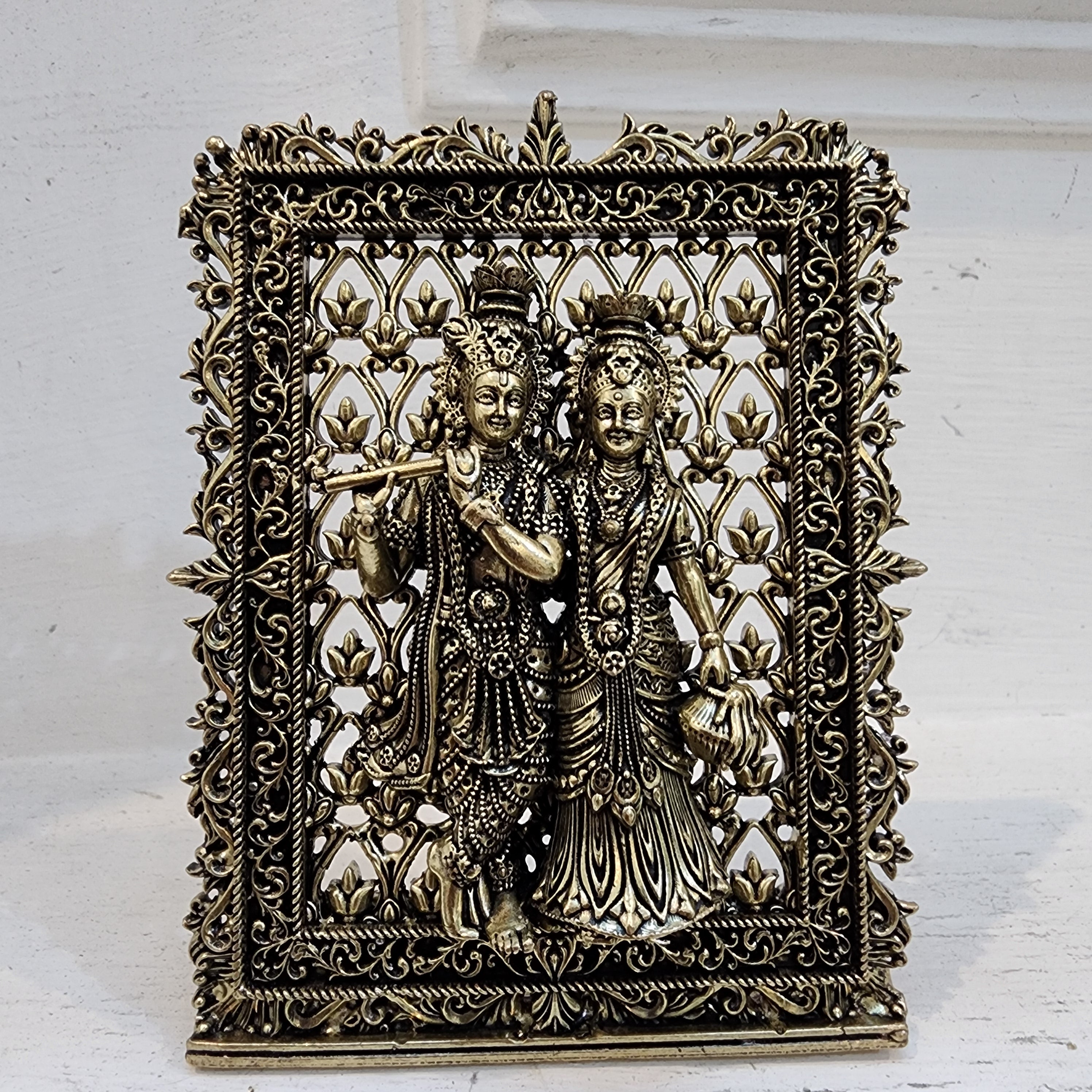 RADHA KRISHNA FOR CAR DASHBOARD 12 cm , 0.213 KG