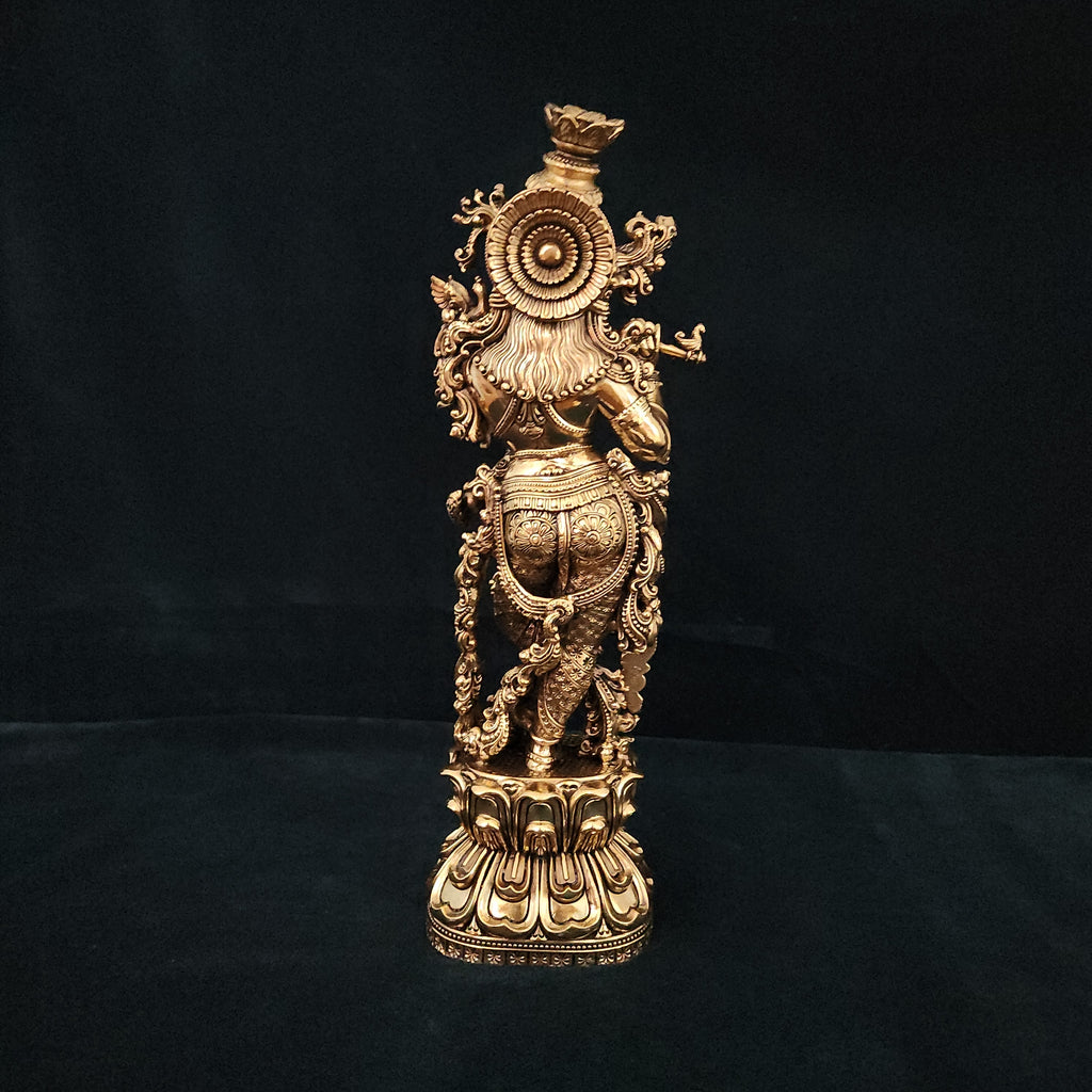 lord Krishna statue premium brass statue