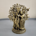 16 cm Radha Krishna with tree