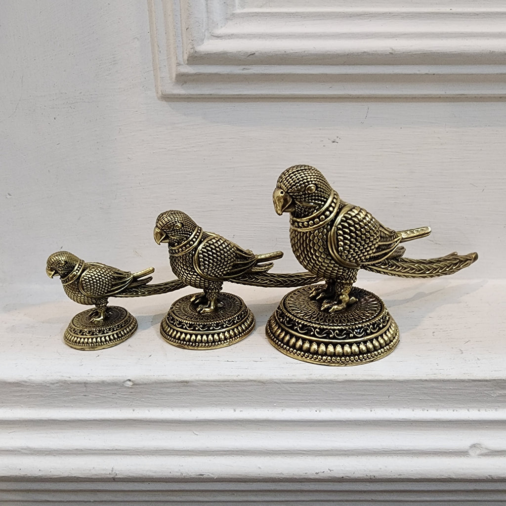Premium Brass Parrot idol for vastu or decor