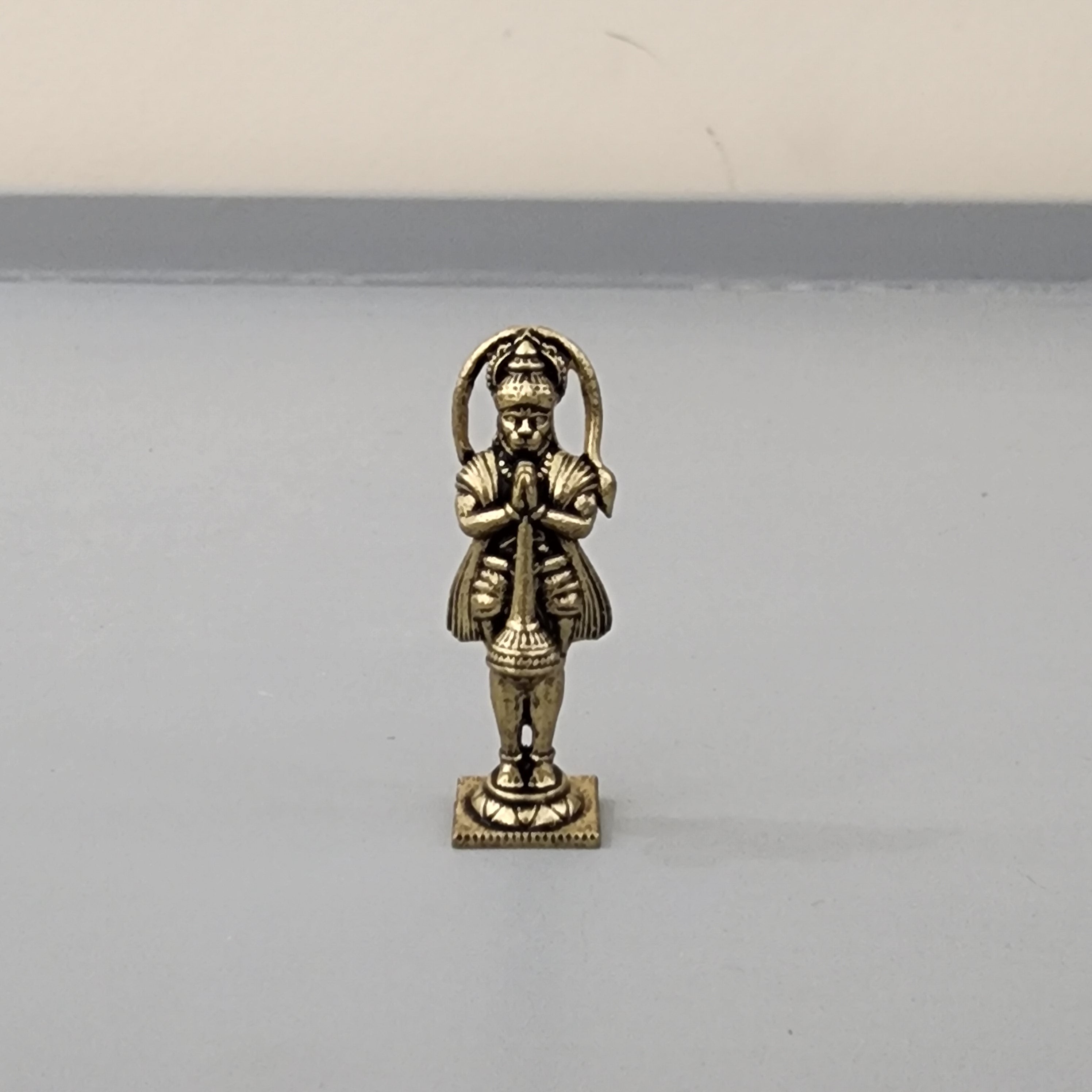 Standing 1.2 inch miniature hanuman naman idol