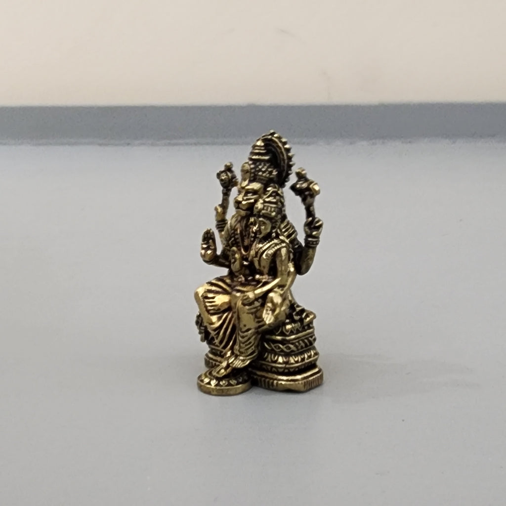 1.2 inch Narsimha laxmi miniature idol