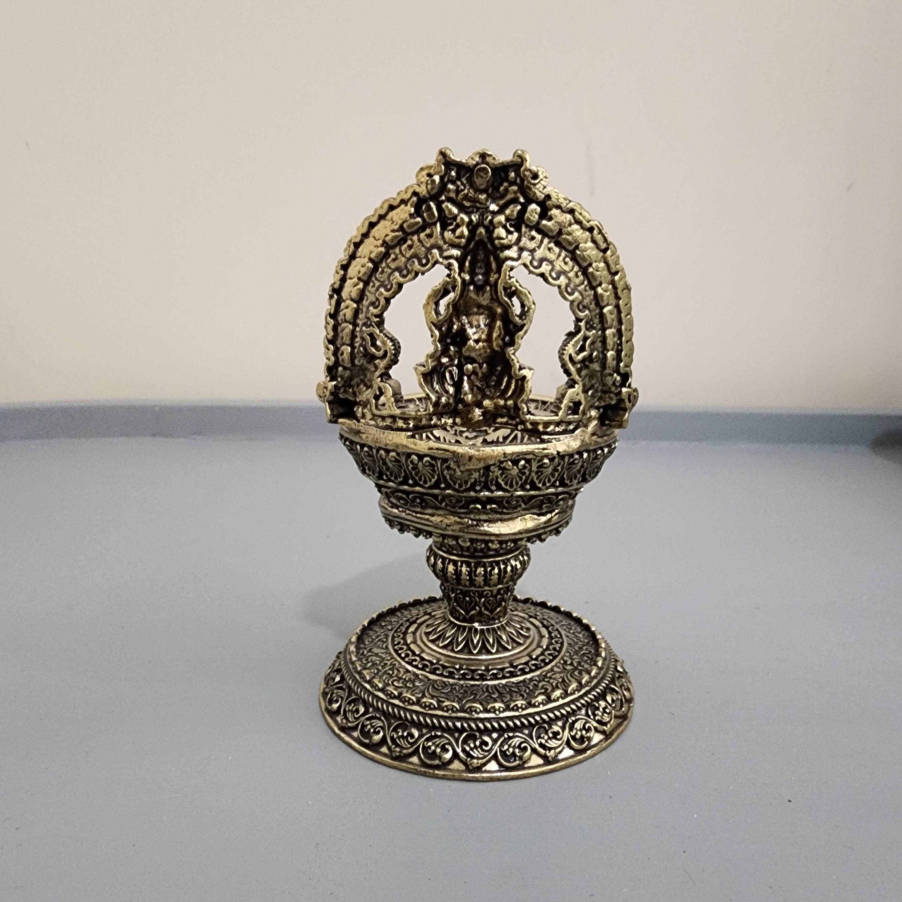 Premium brass Laxmi diya 11 cm