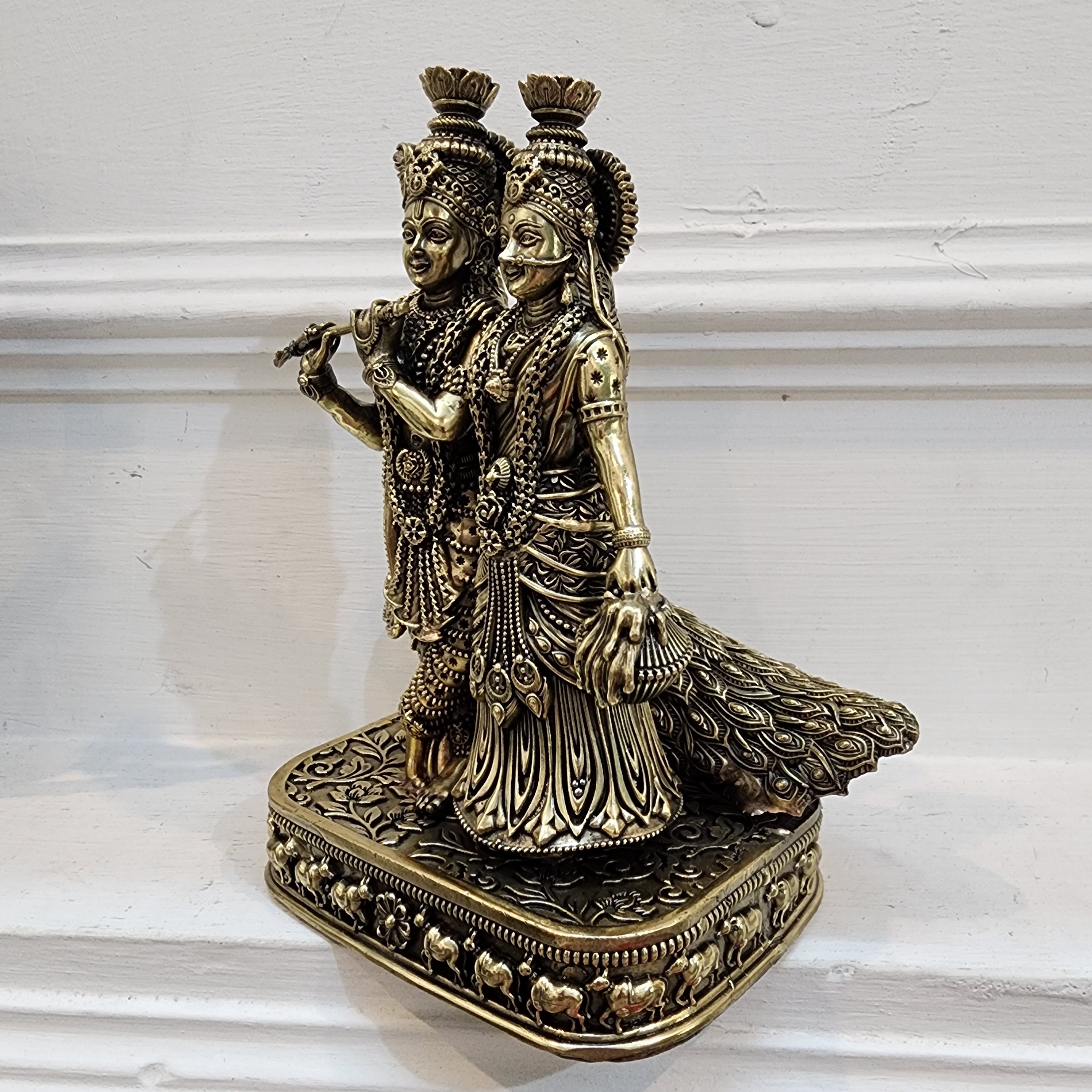 8 inch Radha Krishna murti