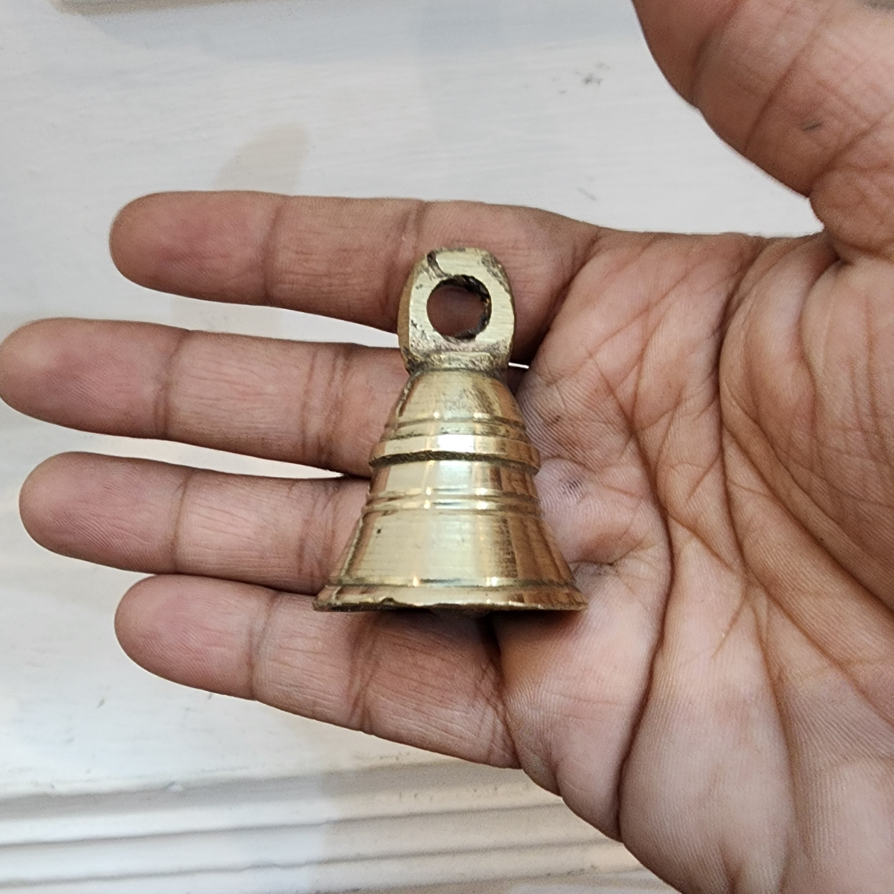 Small brass bell 2 inch , weight:- 50 gram approx