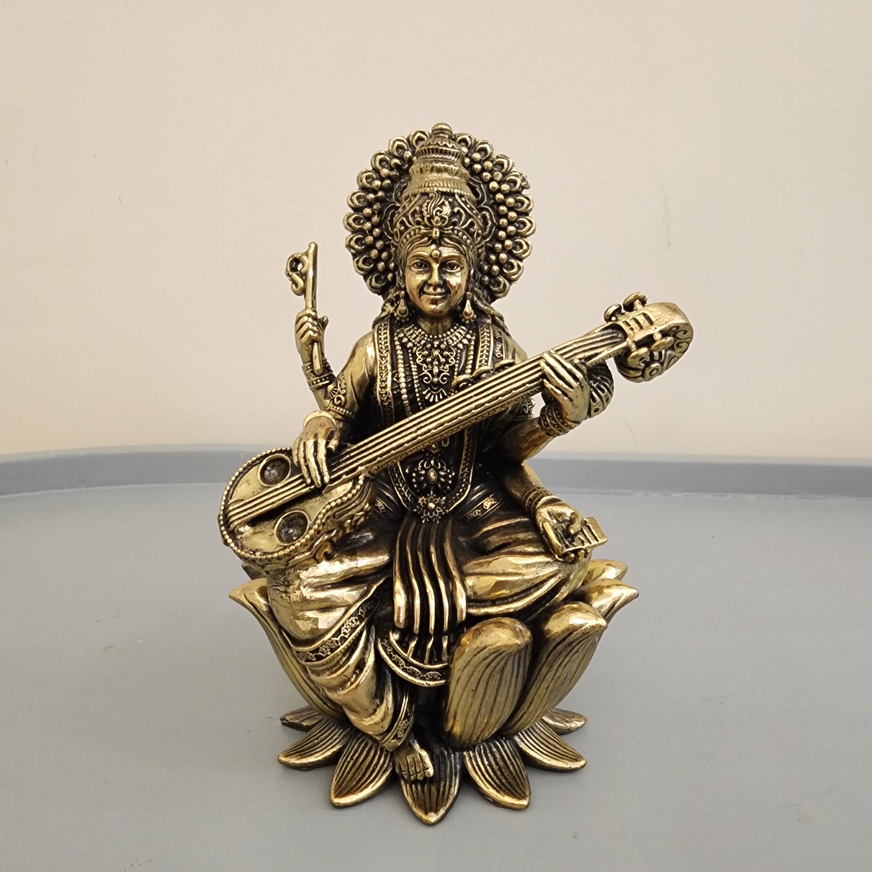 6 inch Saraswati Statue