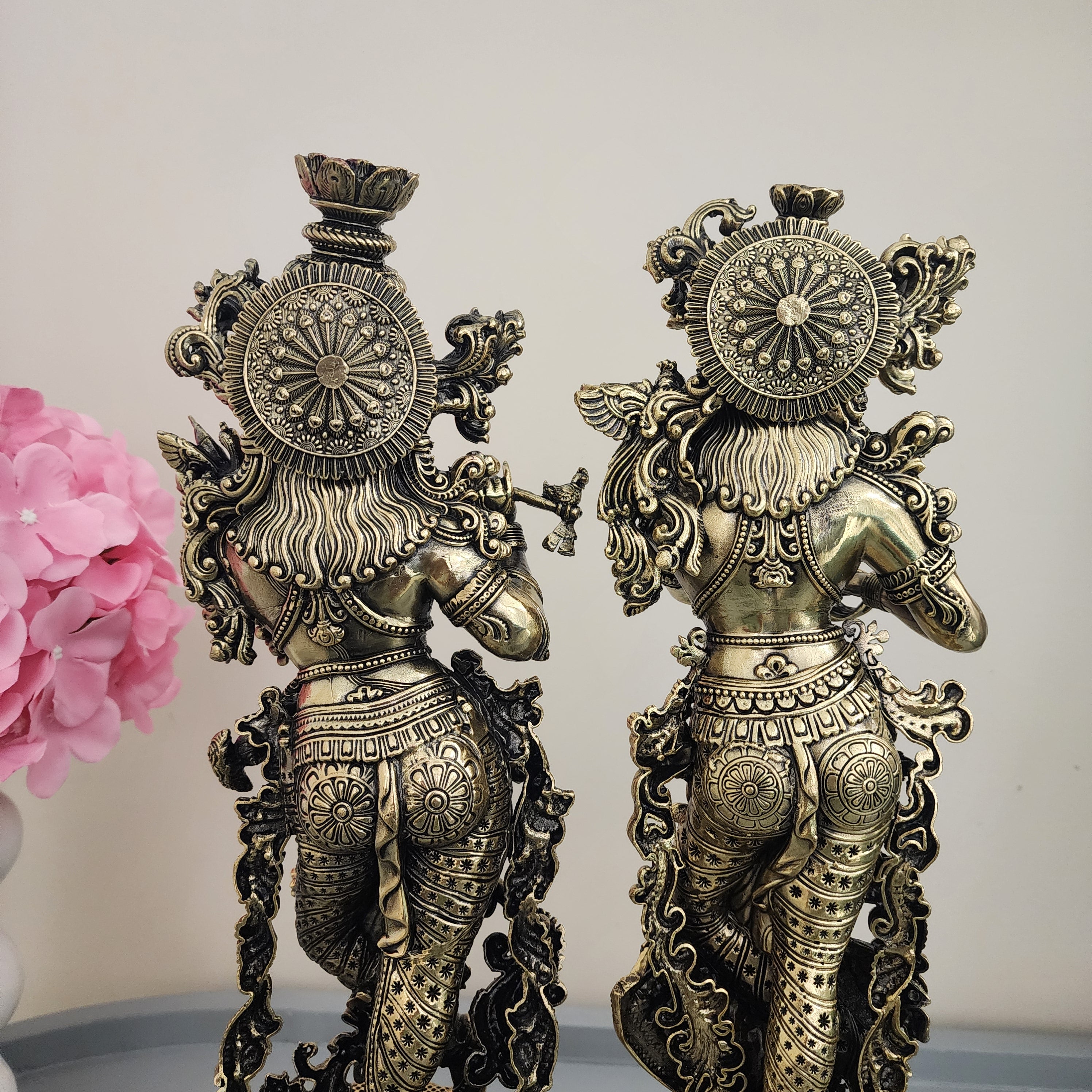 10 cm , 29 cm , 37 cm lord Krishna statue premium brass statue