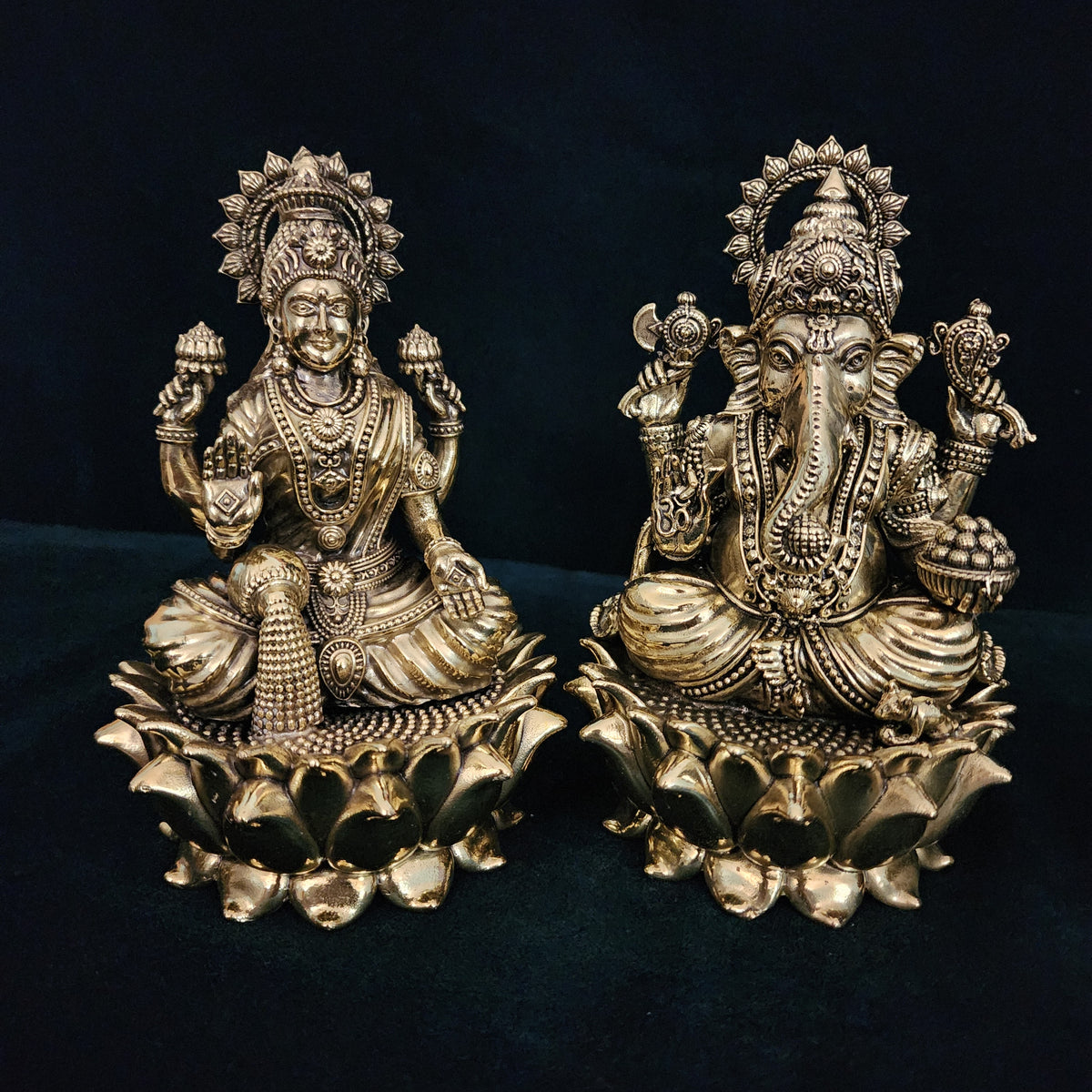 6 inch Hindu god goddess statue set