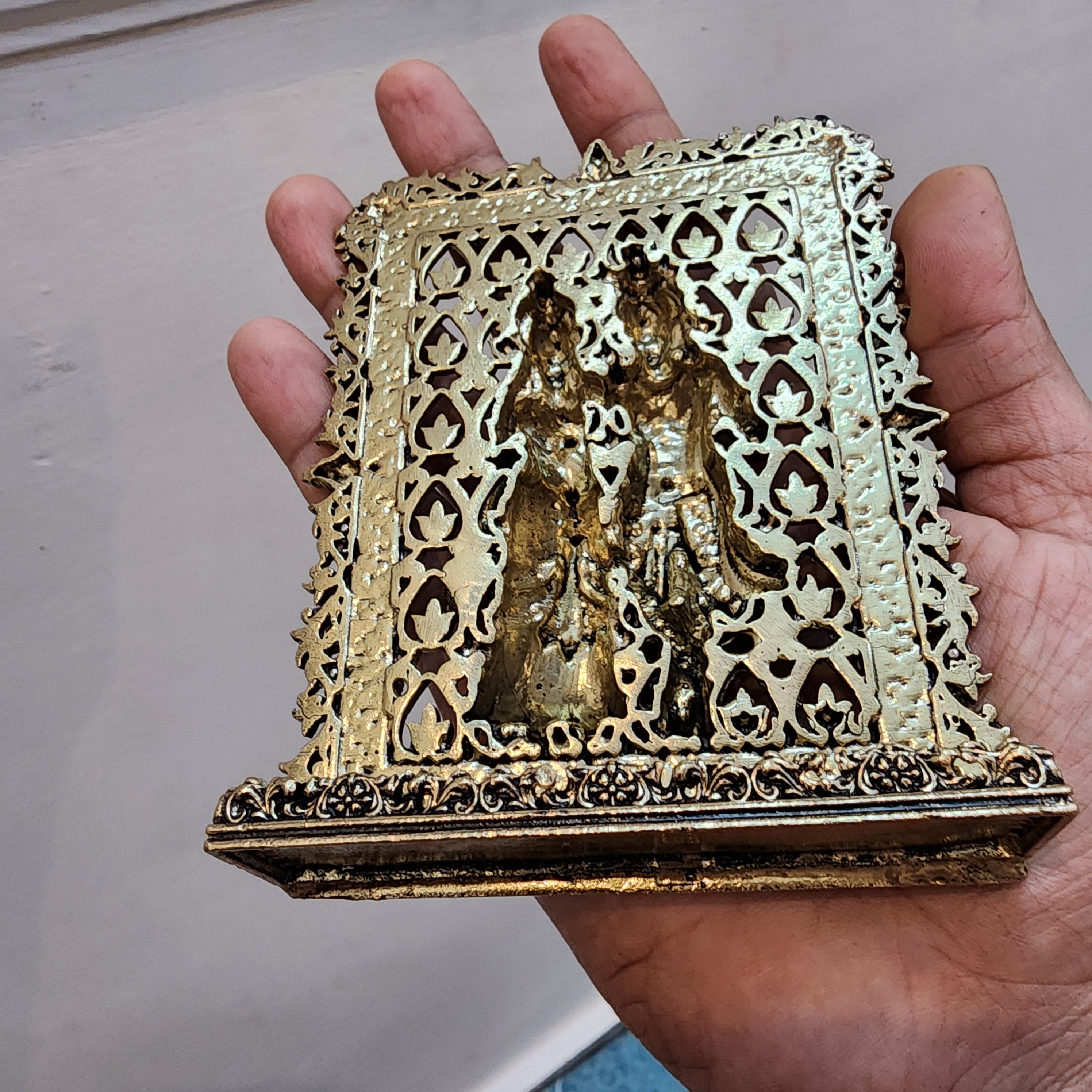 RADHA KRISHNA FOR CAR DASHBOARD 12 cm , 0.213 KG