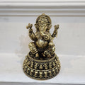 5 inch Ganesha idol in premium brass