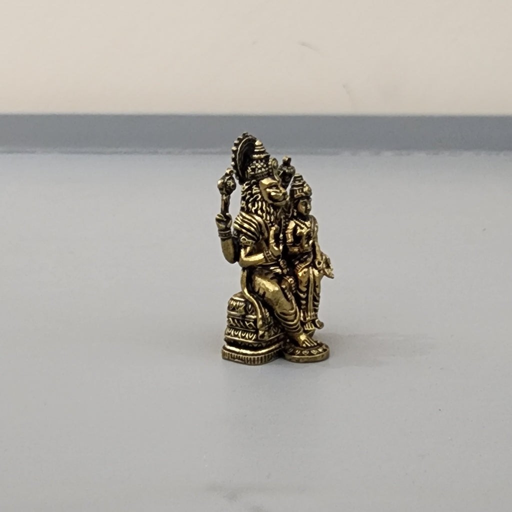 1.2 inch Narsimha laxmi miniature idol