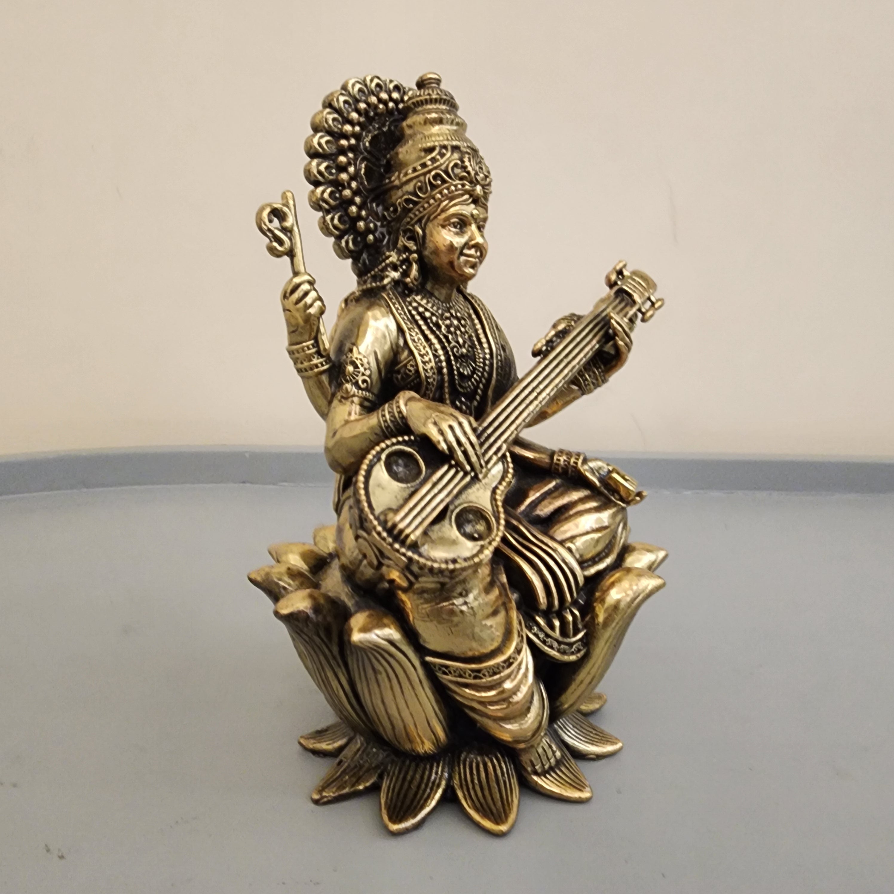 6 inch Saraswati Statue