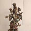 Krishna Statue resin with bronze finished