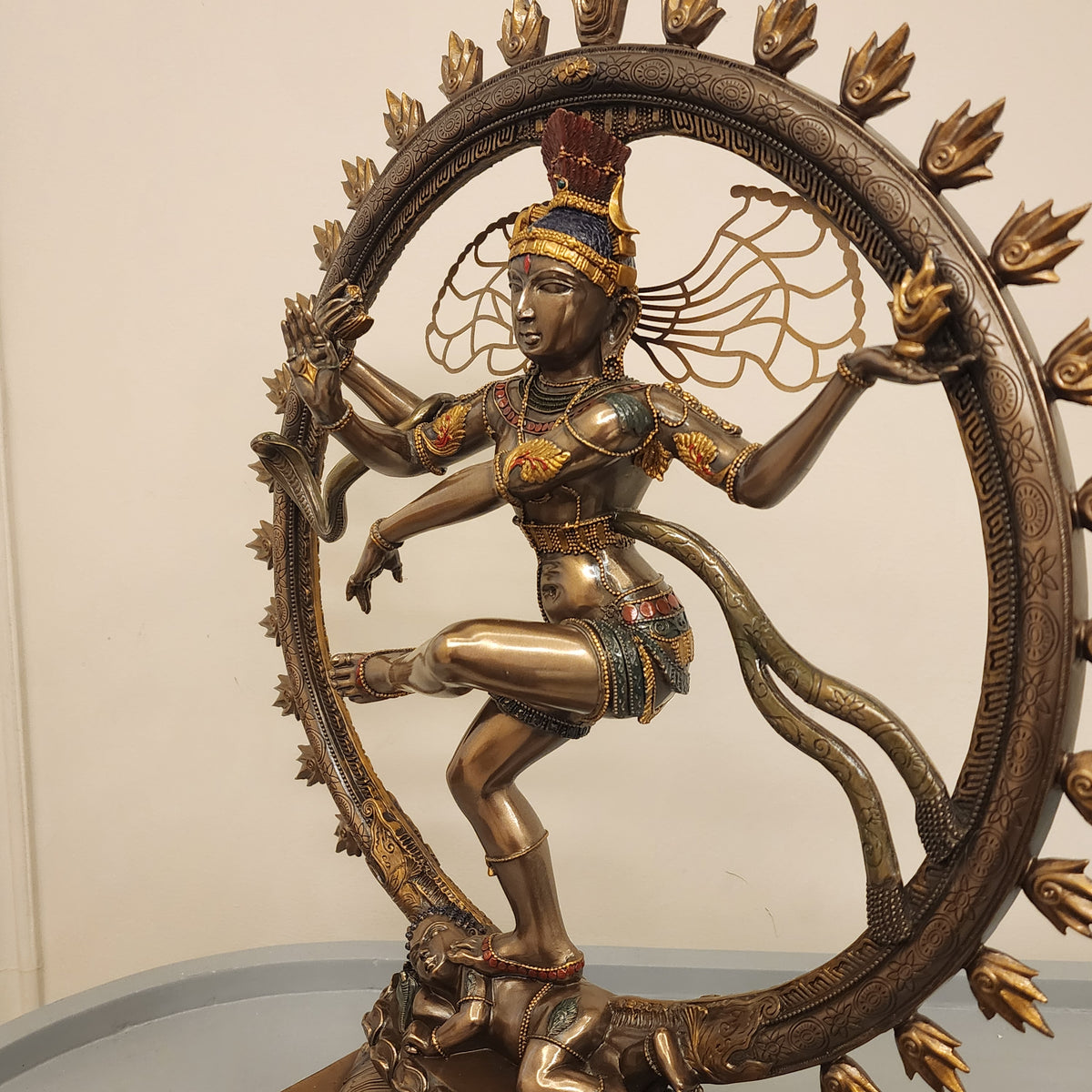 18 inch long Nataraja Statue bronze finished