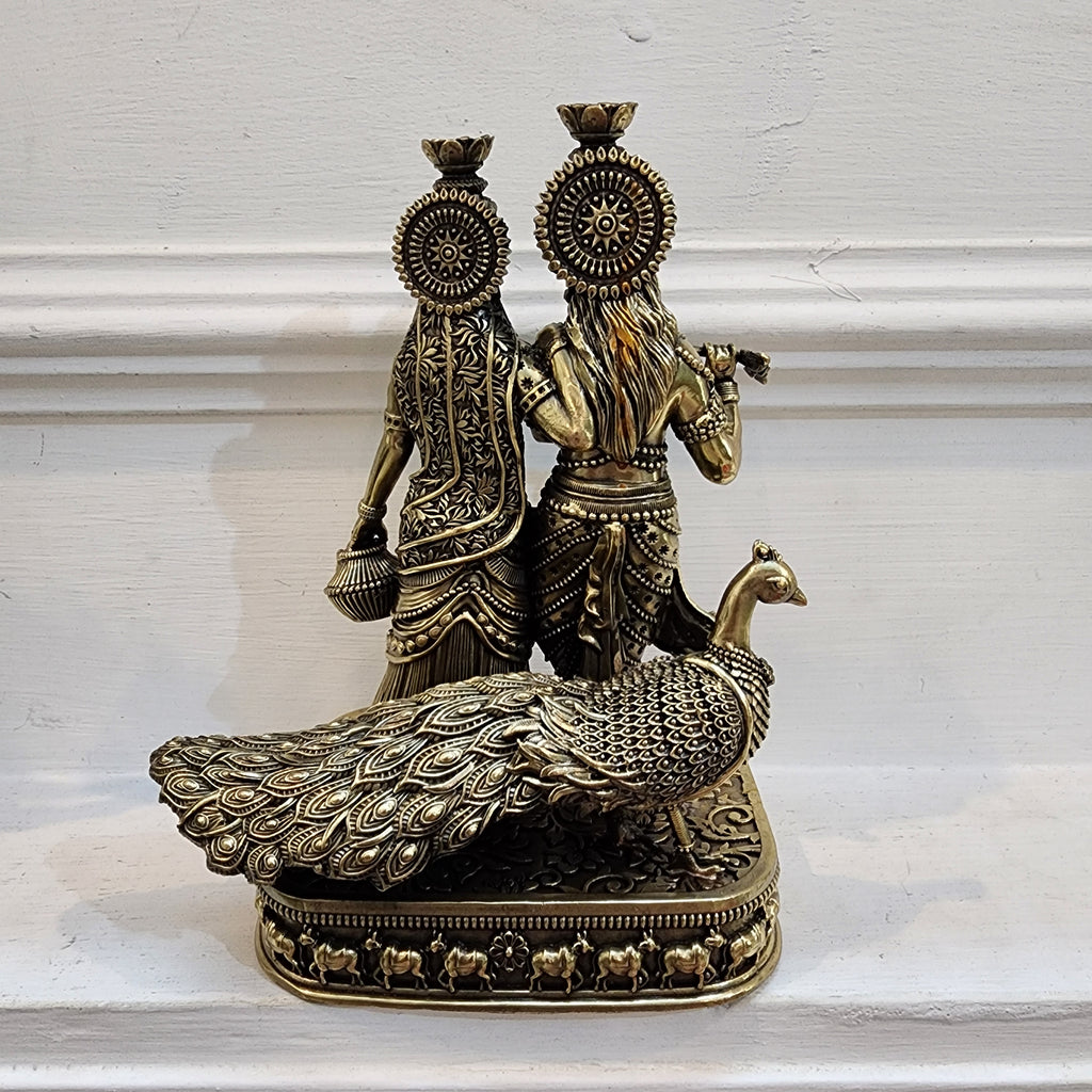 8 inch Radha Krishna murti
