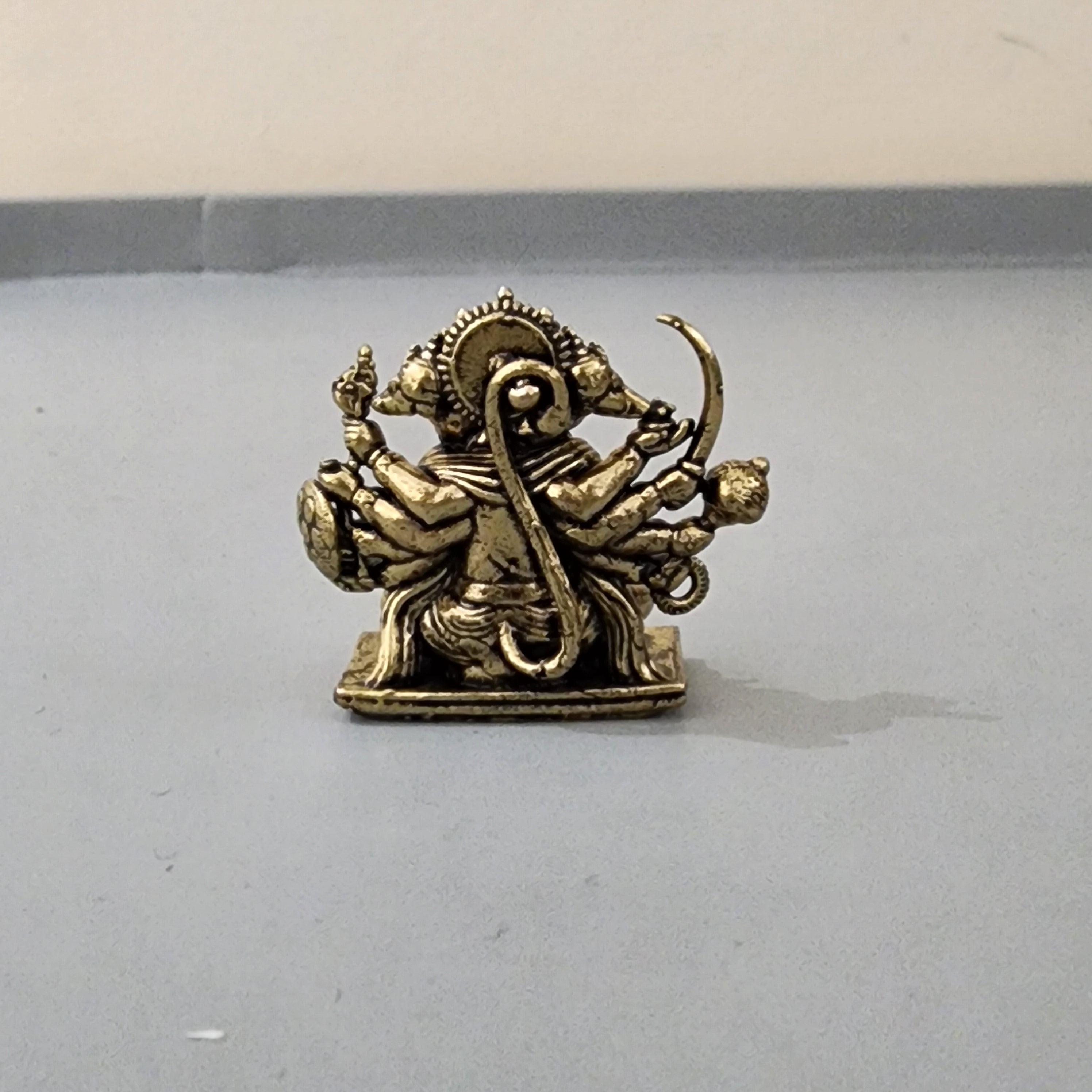 3 cm mini Punchmukhi statue