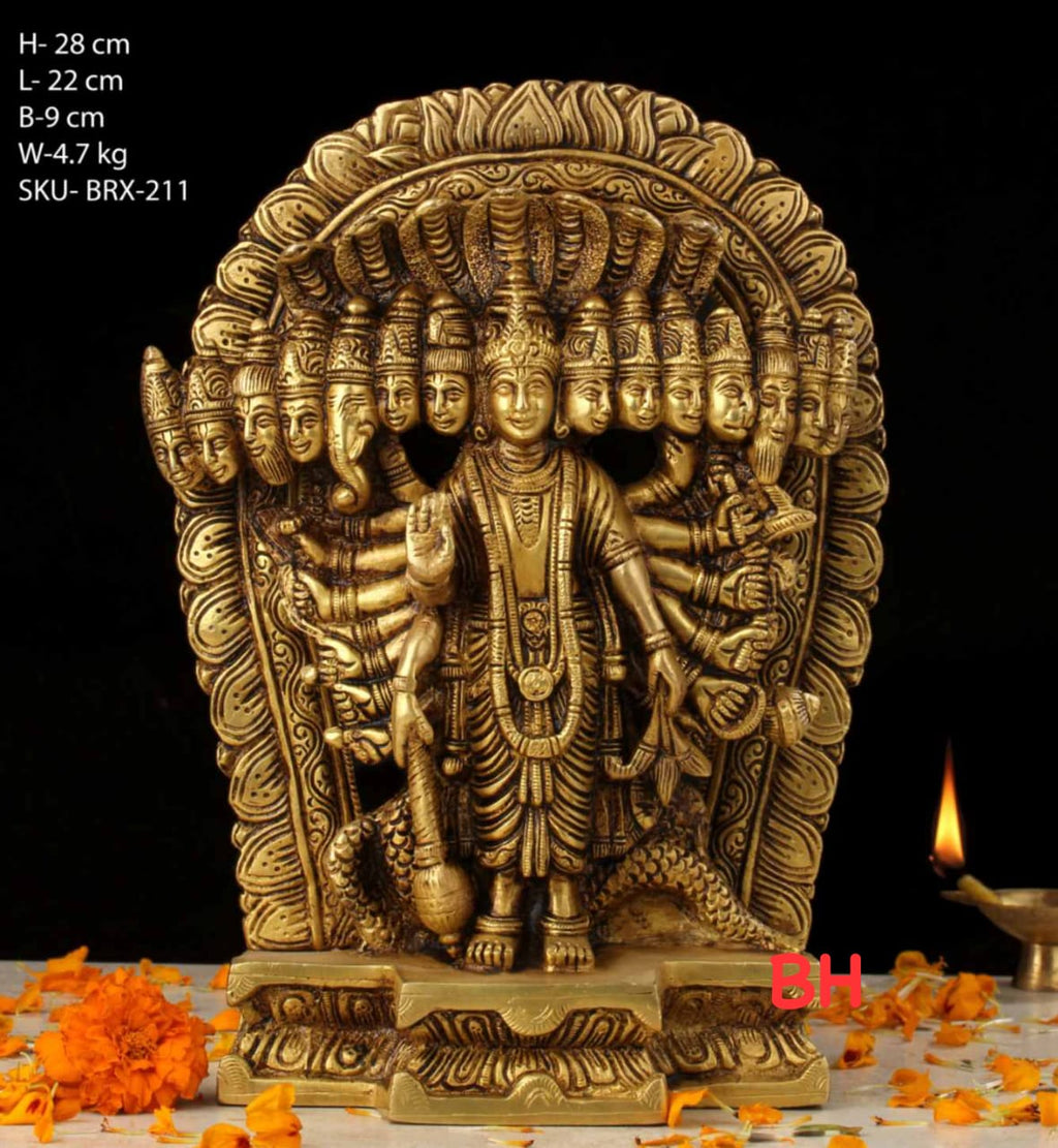 Brass Vishnu Virat Swaroop 28 cm STATUE

