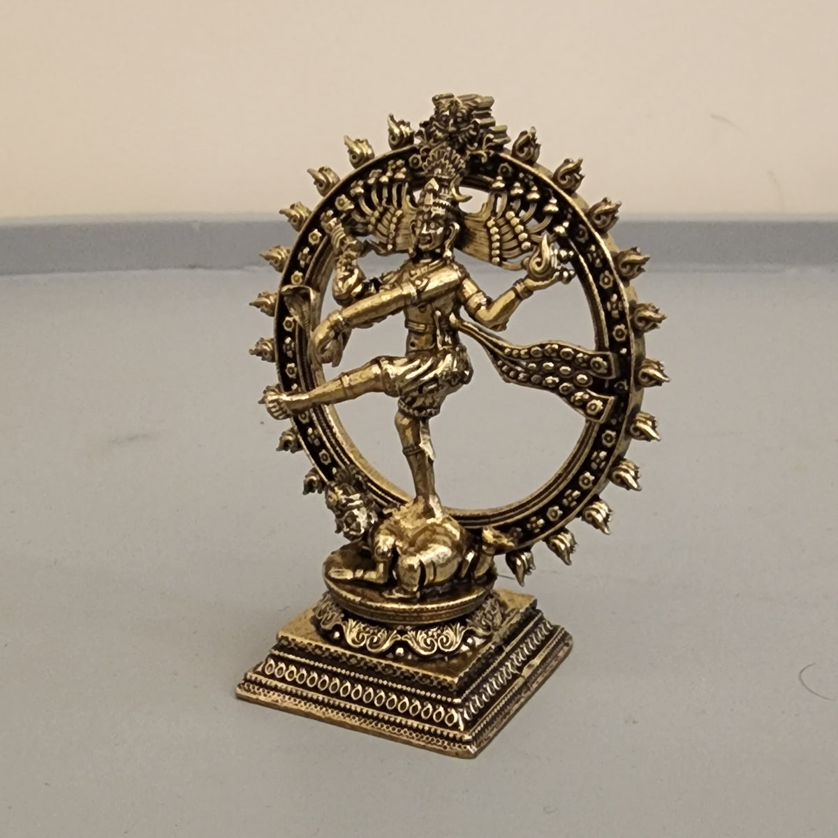 8 cm natraj idol (75 gram) premium brass