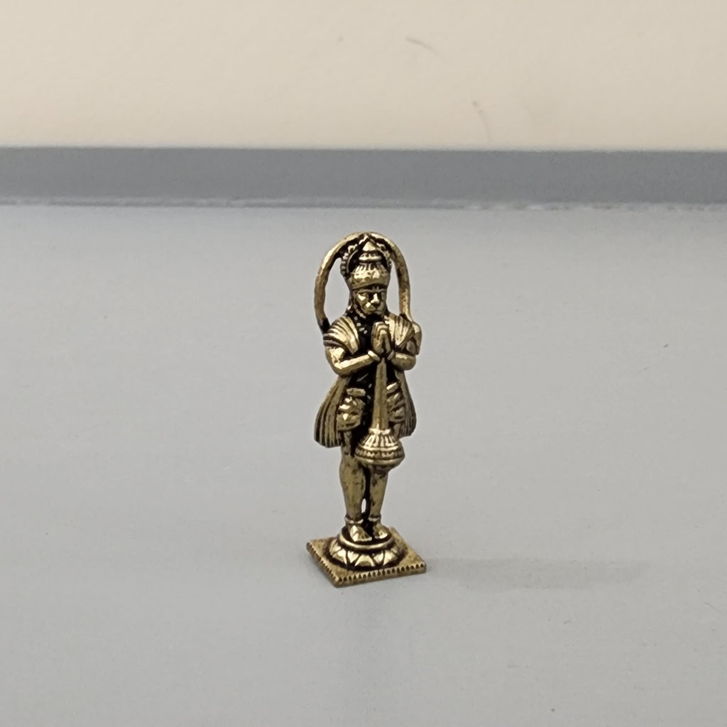 Standing 1.2 inch miniature hanuman naman idol