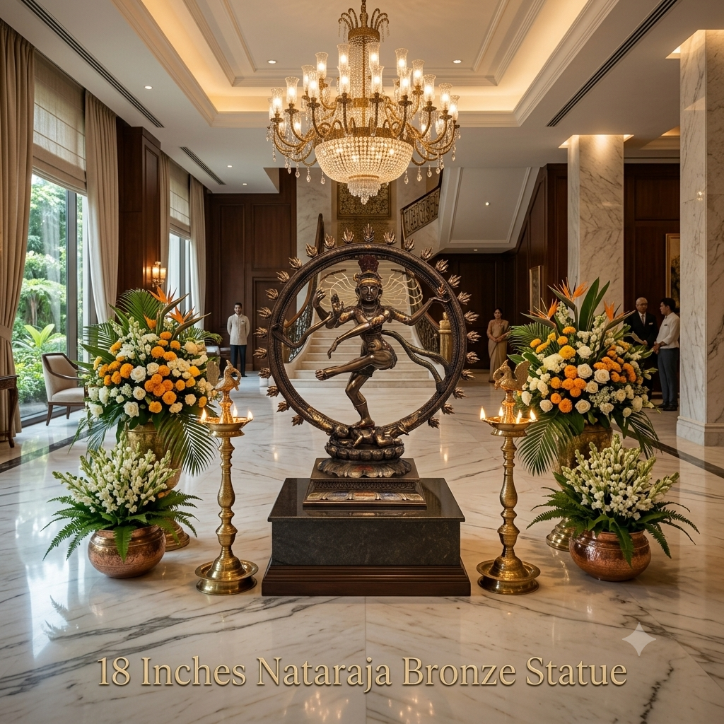18 inch long Nataraja Statue bronze finished