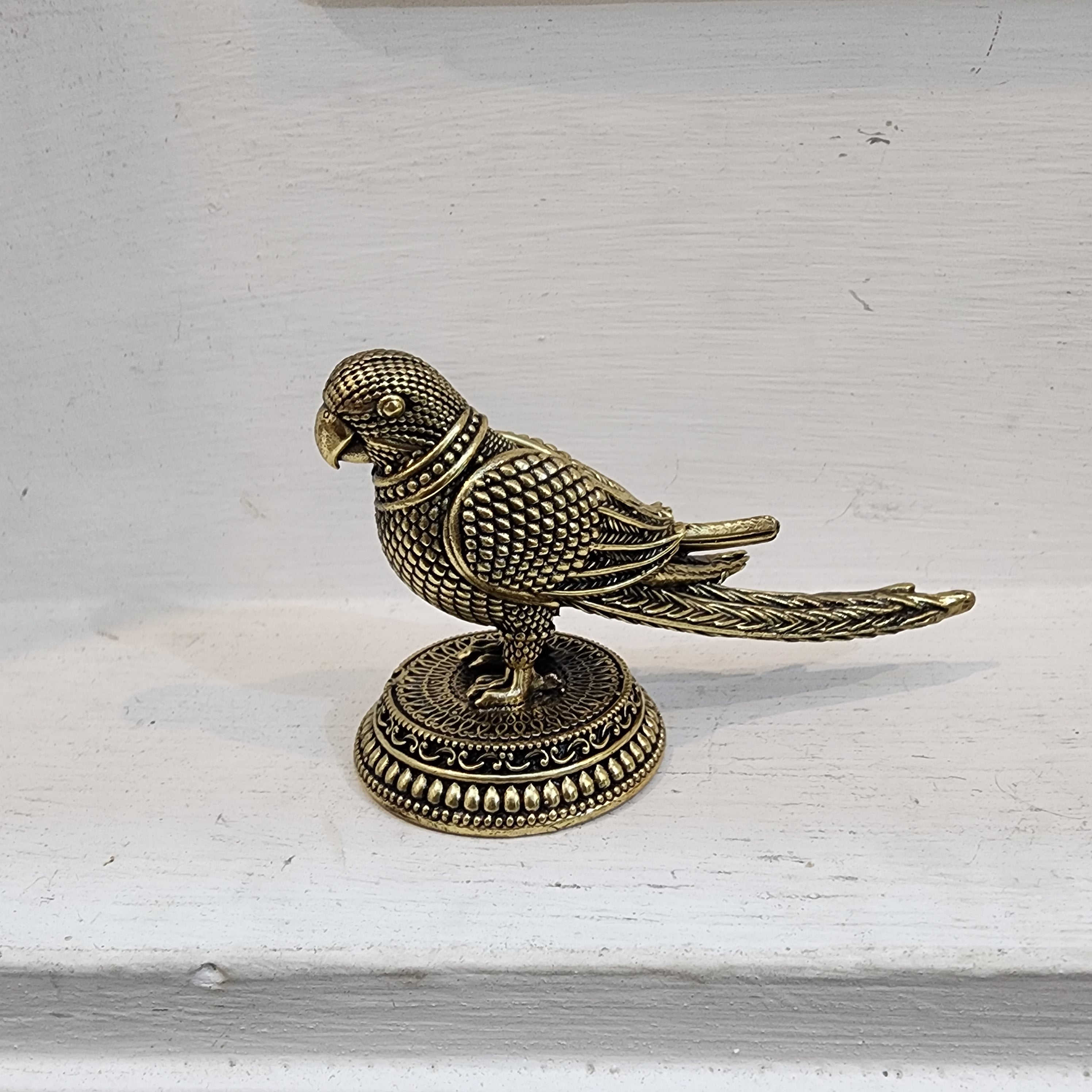 Premium Brass Parrot idol for vastu or decor