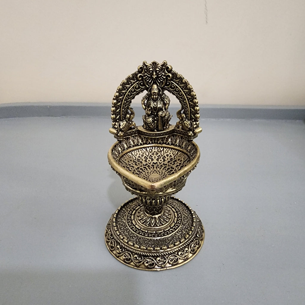 Premium brass Laxmi diya 11 cm