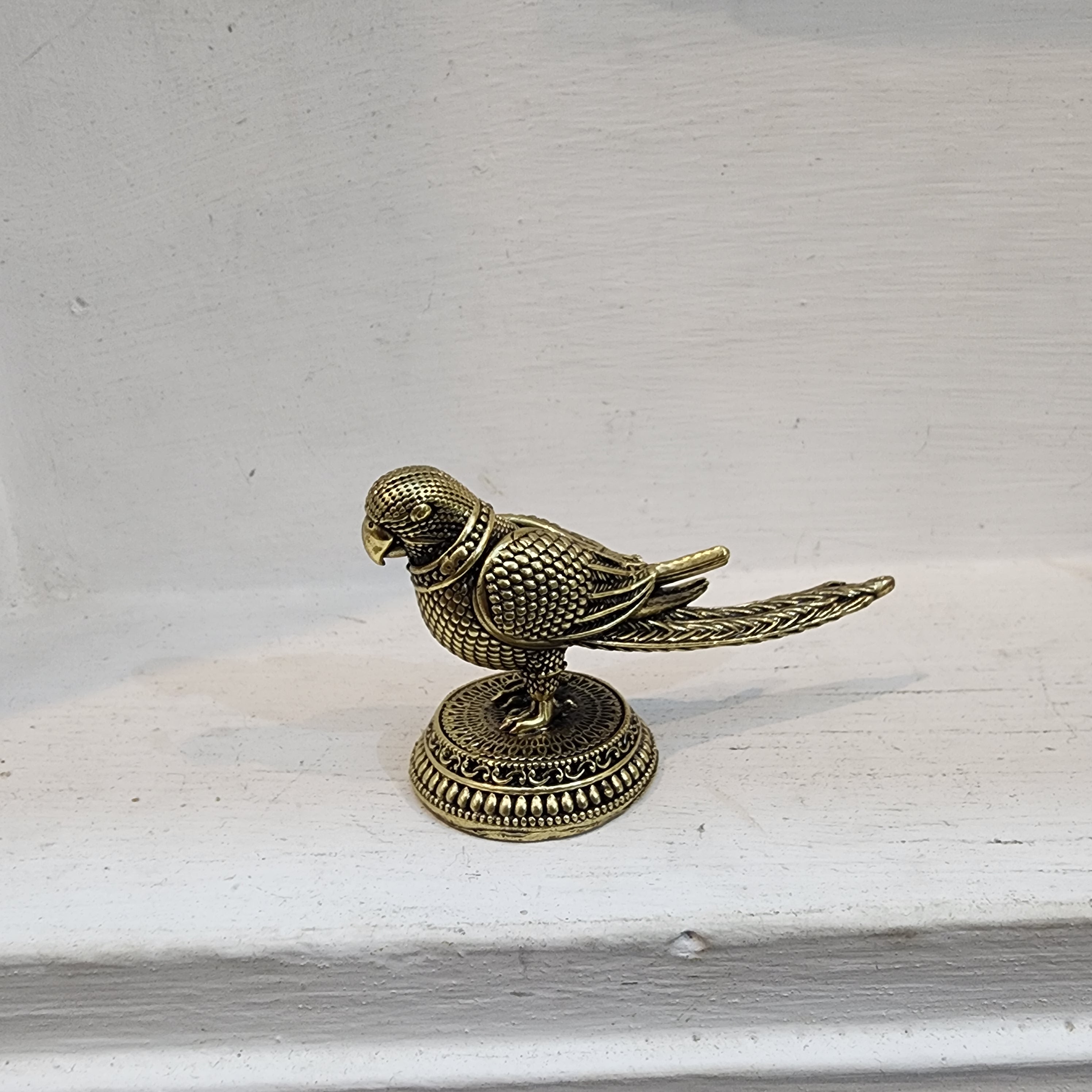 Premium Brass Parrot idol for vastu or decor