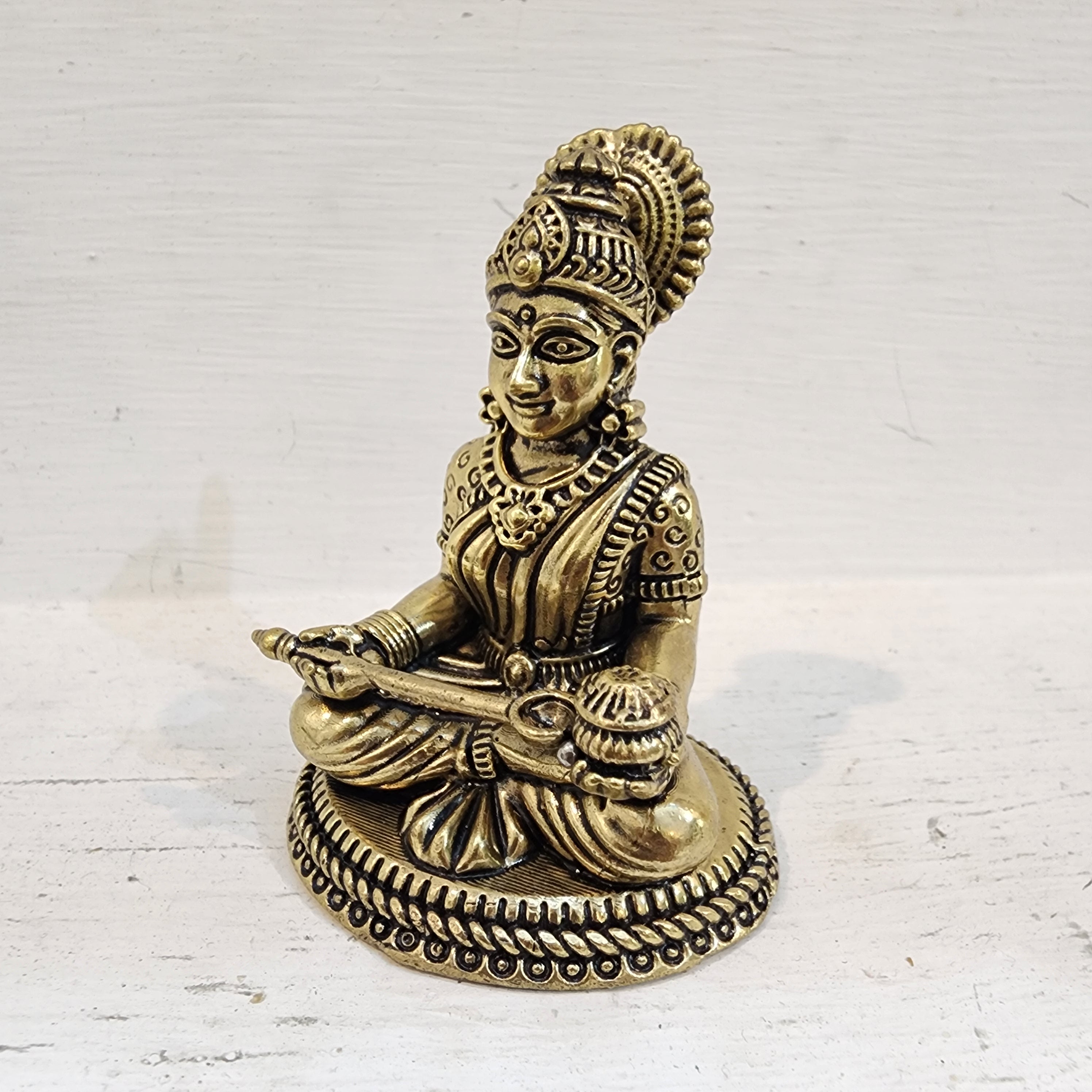 8 cm or 5 cm Mata Annapurna idol premium brass