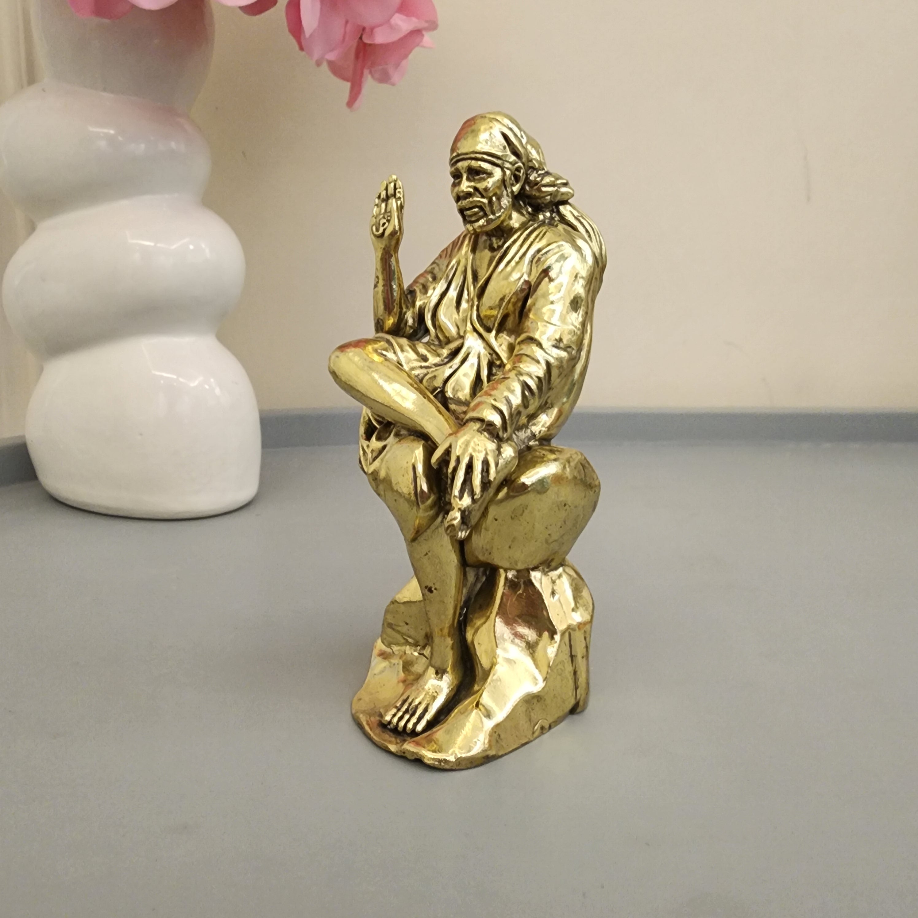 Sai baba statue premium brass 2inch or 5 inch